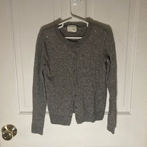 Crewcuts Sparkling Gray Kids Sweater